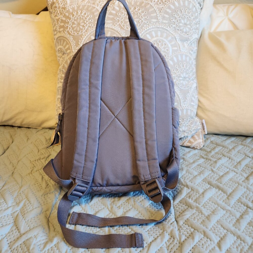 Vera Bradley Gray Essential Compact Backpack - Picture 6 of 11